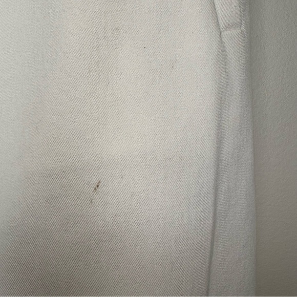 J Crew White A line Skirt Size 10 Neutral Minimalist - Picture 6 of 13